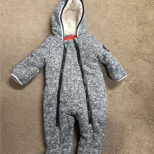 Ben Sherman Gray Baby Snowsuit Size 3-6 months